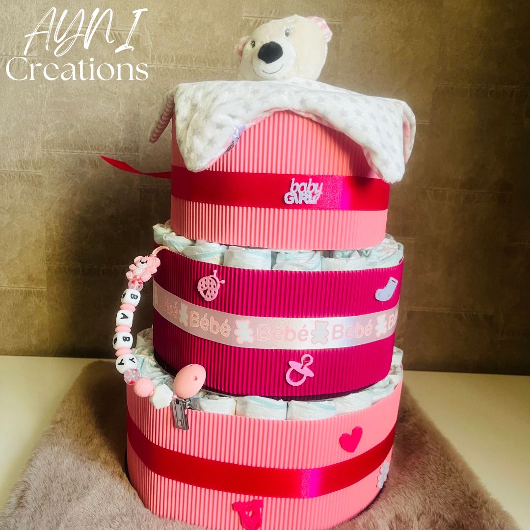 Gâteau de couches 3 étages