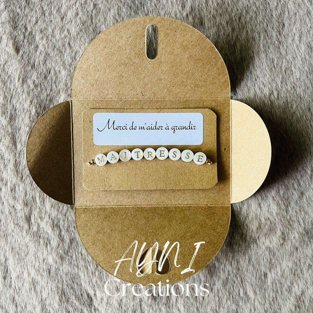Bracelet à messages