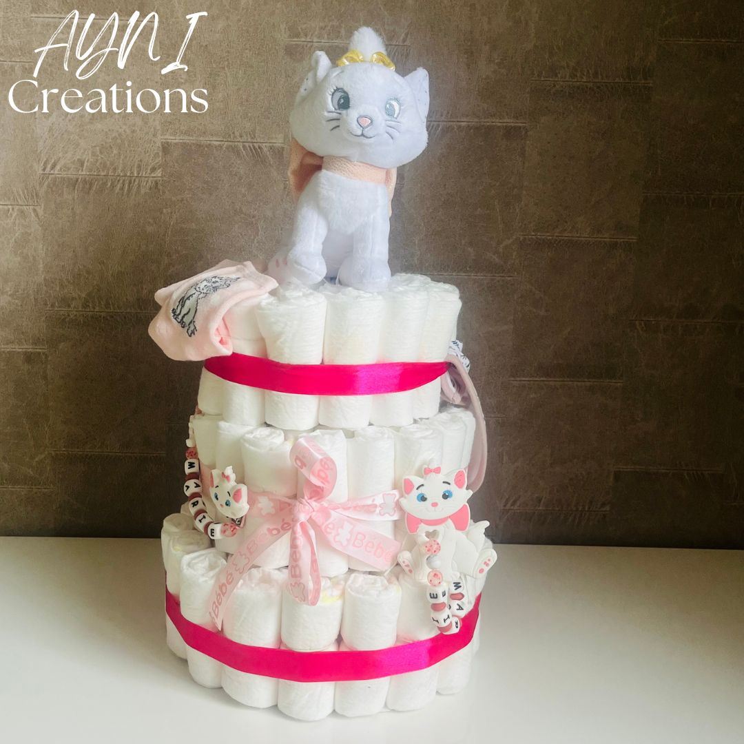 Gâteau de couches 3 étages