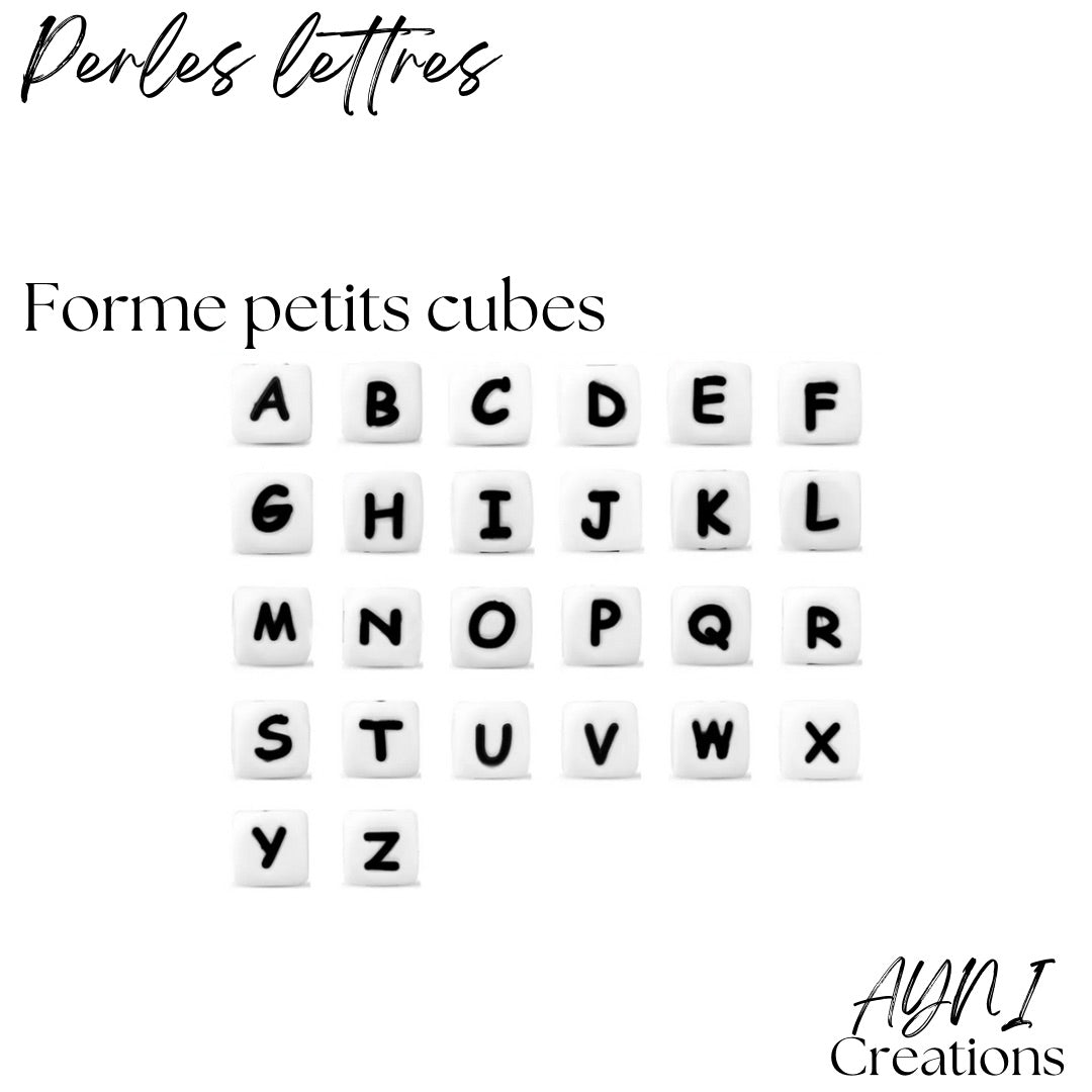 Porte-clés / bijou de sac personnalisé en perles silicone, perles de couleur + prénom