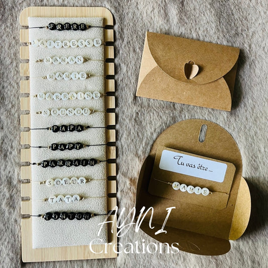 Bracelet à messages